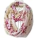 Tapp C. Multicolor Floral Print Infinity Scarf - Cream