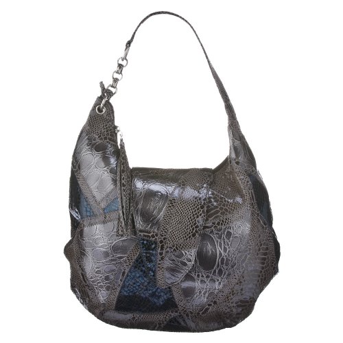 Carlos Falchi for Target&reg; Flap Hobo - Gray Collage