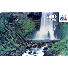 Tumalo Falls, Photo By Willard Clay - 500 Piece Puzzle by 