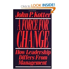 Force For Change: How Leadership Differs from Management