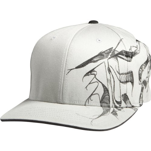 Fox Racing Contour Men's Flexfit Fashion Hat - Color: Grey, Size: Large/X-Large
