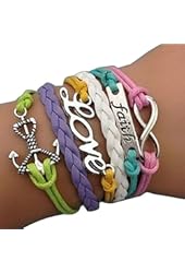 Giftgarden Bangle Bracelets - New Fashion Vintage Bracelet Multilayer Braided Bangle Handmade Jewelry Cuff charm bracelets for girl