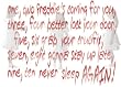 Freddy Krueger Rhyme Border Roll