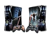 Protector Skin Decal Sticker for Xbox 360 Slim (1 piece for the game console & 2 pieces for 2 controllers)