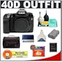 Canon EOS 40D 10.1MP Digital SLR Camera (Body Only) + 4GB Cameta Accessory Kit