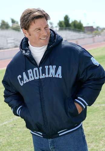 College Hooded Zip Front Jacket