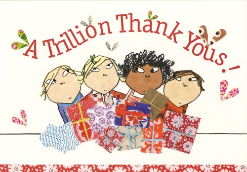Charlie & Lola Thankyou Card, Pack of 8