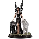 Mystic Journeys Fairy And Wolves Figurine by The Bradford Exchange