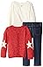 Nautica Girls' 3 Piece Set Cardigan Top Denim