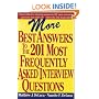 More Best Answers to the 201 Most Frequently Asked Interview Questions