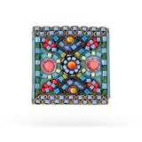 Ayala's Timeless Beauty Pin in Bright Soft Blues and Orange #2592 AP OP
