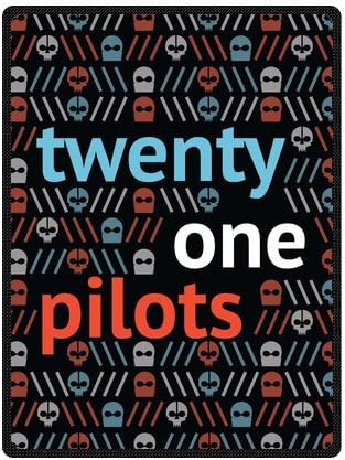 WarmKitty Twenty One Pilots Custom Soft Comfortable Fleece Blankets 58 X 80 Inch (Large)