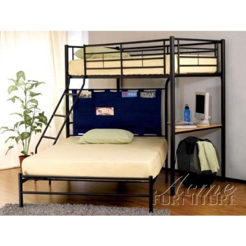 Winoma TwinFull Bunk Bed with Study Desk by Acme