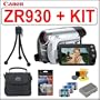 Canon ZR930 1.07MP MiniDV Camcorder w/ Accessory Kit Bundle