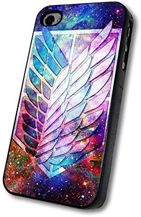 Attack on Titan Nebula Iphone Case - Iphone 4/4s, Iphone 5/5s/5c, Iphone 6/6s/6+ (iphone 4/4s black)