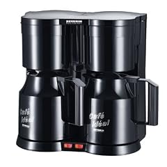 Severin KA 5826 Duo-Thermo-Kaffeeautomat, schwarz / 2 x bis 8 Tassen / 2 x 800 W