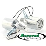 PAIR of ELECTRIC AIR VALVE SOLENOID 12v/24v SOLID STATE-NO Plastic-PERFECT for Air Horns, Air Suspension, Air Tools