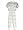 Private Label - Girls 2-Piece Pajama Set, White, Multi (Size 14)