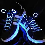 BLUE LED SHOELACES