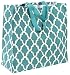 Working Class Studio The Re-Gift Collection Lattice Large Gift Bag, Teal