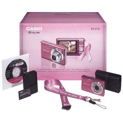Casio EXZ75BCGP Special Edition 7.0 MP Camera w/Case