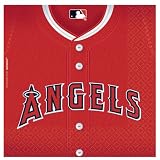 Los Angeles Angels Baseball - Lunch Napkins (36) Party Supplies