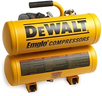DEWALT D55151 14 Amp 2-1/2-HP 4-Gallon Oiled Twin Hot Dog Compressor