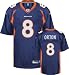 Kyle Orton Jersey: Reebok Navy Replica #8 Denver Broncos Jersey - Medium
