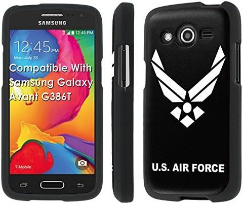 Samsung Galaxy Avant G386T Case, [NakedShield] [Black] Total Armor Protection Case - [US Airforce] for Samsung Galaxy Avant G386T