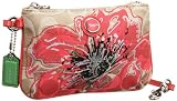 Coach Poppy Signature Flower Small Wristlet 47196