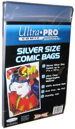 Buy Ultra-PRO® Comic Bags Silver Size online at Discounted New and Used prices. Delivered to your door with Off-The-Bookshelf.