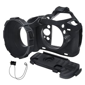 Camera Armor Protection System, Black Color, for Nikon D5000 SLR Camera