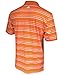 adidas Golf Men's Puremotion Textured Stripe Polo, Bright Orange/White, X-Large