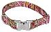 Country Brook Petz | Pink Paisley Premium Dog Collar (Large)