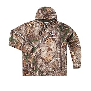 NFL Houston Texans Adult Champion Realtree Xtra Polyester Tech Fleece Pullover, Large, Camo