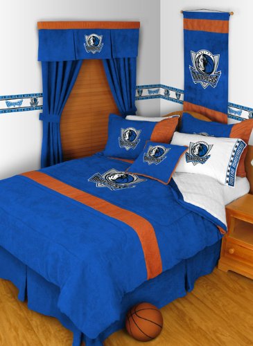 Dallas Mavericks Twin Comforter & Sheet Set (4 Piece Bedding)