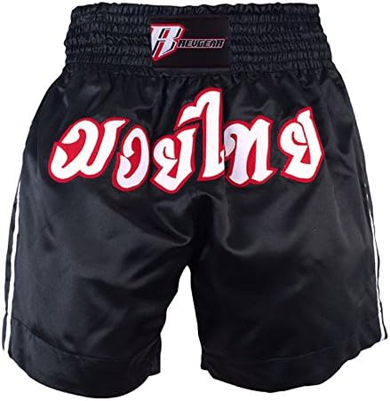 Muay Thai Shorts Red-blue (Red, L = 30 - 33")