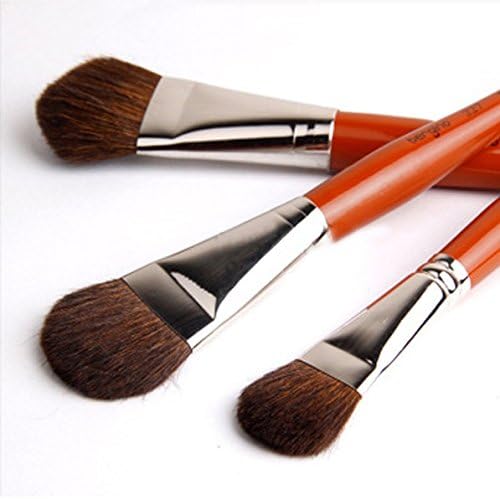 Paint Brush Lot 3pcs/set Oil Brush Acrylic Brush Paint Brush Horseshoe Hair for School Student Artist Supplies High Quality