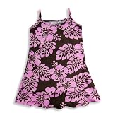 405 South by Anita G - Girls Tank Dress, Brown, Pink