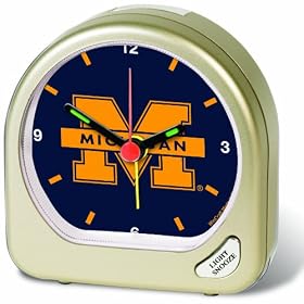 NCAA Michigan Wolverines Alarm Clock by 