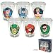 DC Comics Superheroes Set of 6 Shot Glasses