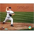 John Maine Autographed New York Mets White Jersey 16x20 Photograph