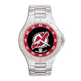 New Jersey Devils NHL Men's Pro II Watch with Stainless Steel Bracelet