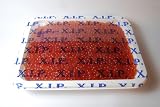 OLMA (Red) Salmon Caviar KOSHER, XIP (Grade#1) 1.1 lb (500g) Plastic Tray (FREE Overnight Shipping)