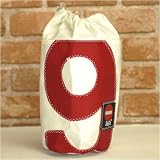 360° 世界を旅したヨットの帆を使ったリサイクルバック トイレットバック TOILETT BAG REDの画像