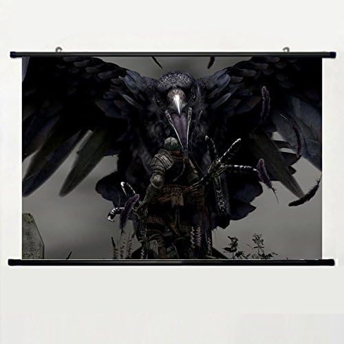 ZHS Personalized Design Home Decor Cosplay Poster with Dark Souls(6) Wall Scroll Poster Fabric Painting 24 X 16 Inch (60cm X 40 cm)