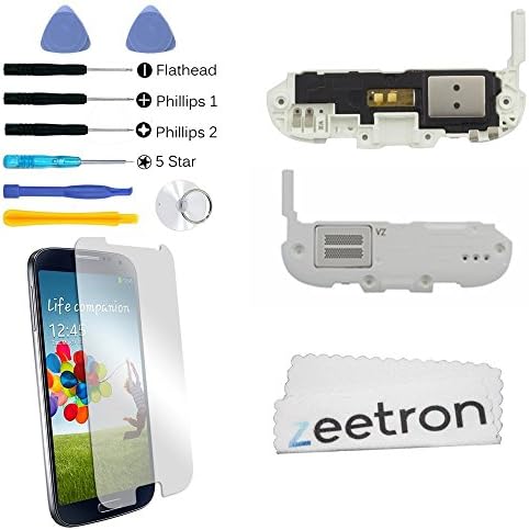 Zeetron Galaxy S4 I545 Premium Bottom Speaker Replacement Buzzer Loud Speaker Flex Kit (Verizon Only)