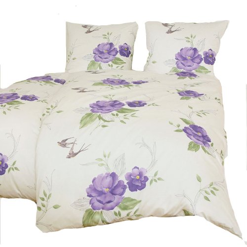 Janine Design Carmen 5355/05 Interlock-Feinjersey Bettw&auml;sche Gr&ouml;&szlig;e 135/200 und 80/80 cm