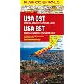 MARCO POLO Kontinentalkarte USA Ost, Gro�e Seen, Appalachen, Atlantikk�ste, Florida 1:2 Mio.: Mit landschaftlich sch�nen Strecken und ... Ausklappen, Entfernungstabelle, Ortsregister