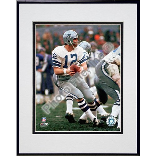 Photo File Dallas Cowboys Roger Staubach Framed Photo
